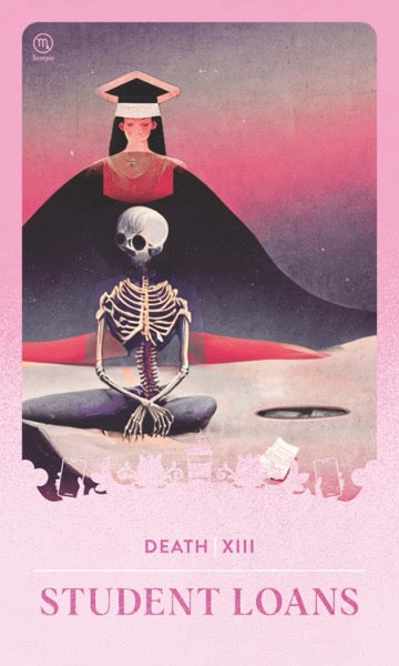 Student Loans tarot card