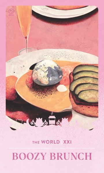 Boozy Brunch tarot card