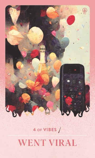Went Viral tarot card