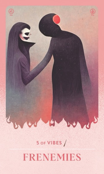 Frenemies tarot card