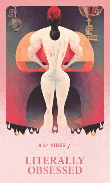 Literally Obsessed tarot card
