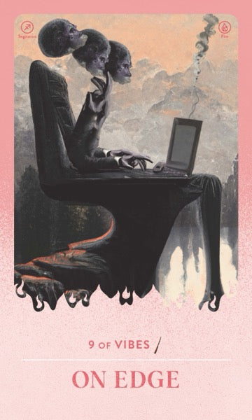 On Edge tarot card