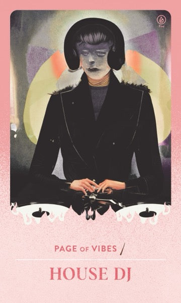 House Dj tarot card