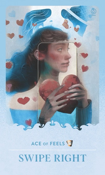Swipe Right tarot card