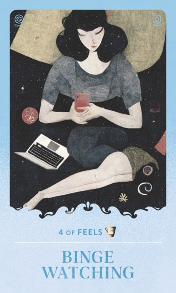 Binge Watching tarot card