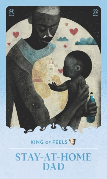 Stay-at-home Dad tarot card