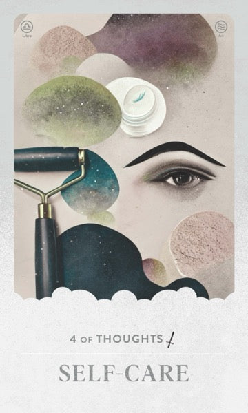 Self-care tarot card