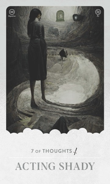 Acting Shady tarot card