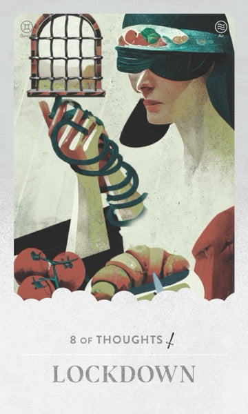 Lockdown tarot card