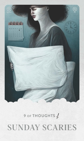 Sunday Scaries tarot card