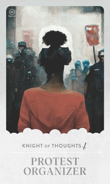 Protest Organizer tarot card