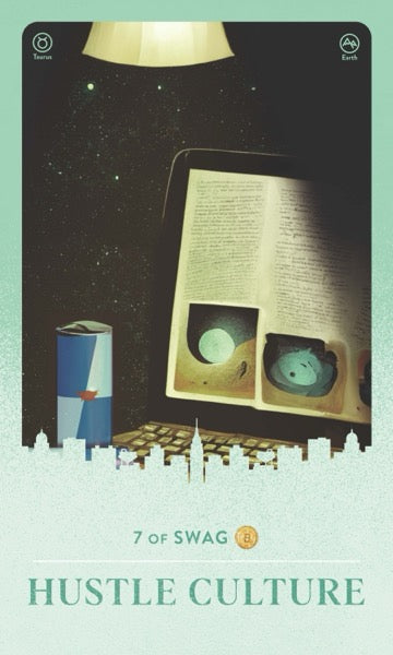 Hustle Culture tarot card