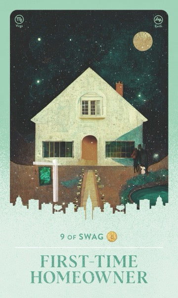 First-time Homeowner tarot card