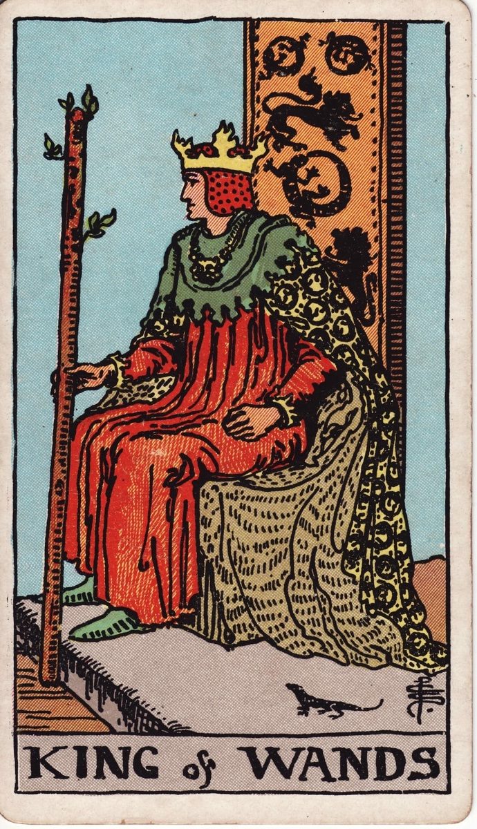 Traditional King of Wands
